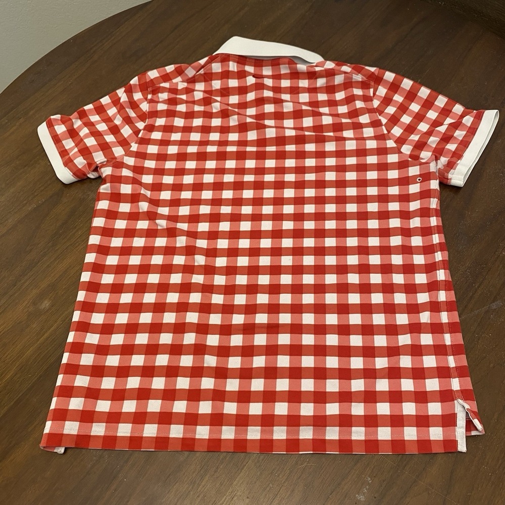 Nike Dri-FIT Victory Men's Printed Polo Red White Size LARGE DH0650-657 - Picture 3 of 14